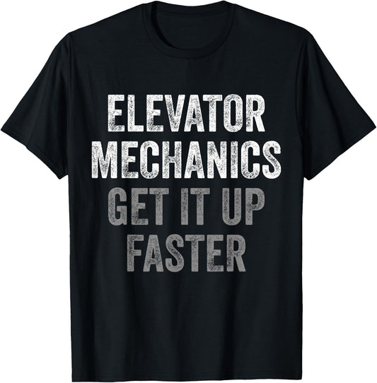 Elevator Mechanic. T-Shirt - T-Shirt | Black