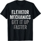 Elevator Mechanic. T-Shirt - T-Shirt | Black