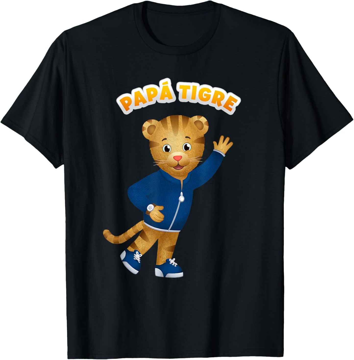 Daniel Tigre: Papá Tigre T-Shirt - T-Shirt | Black