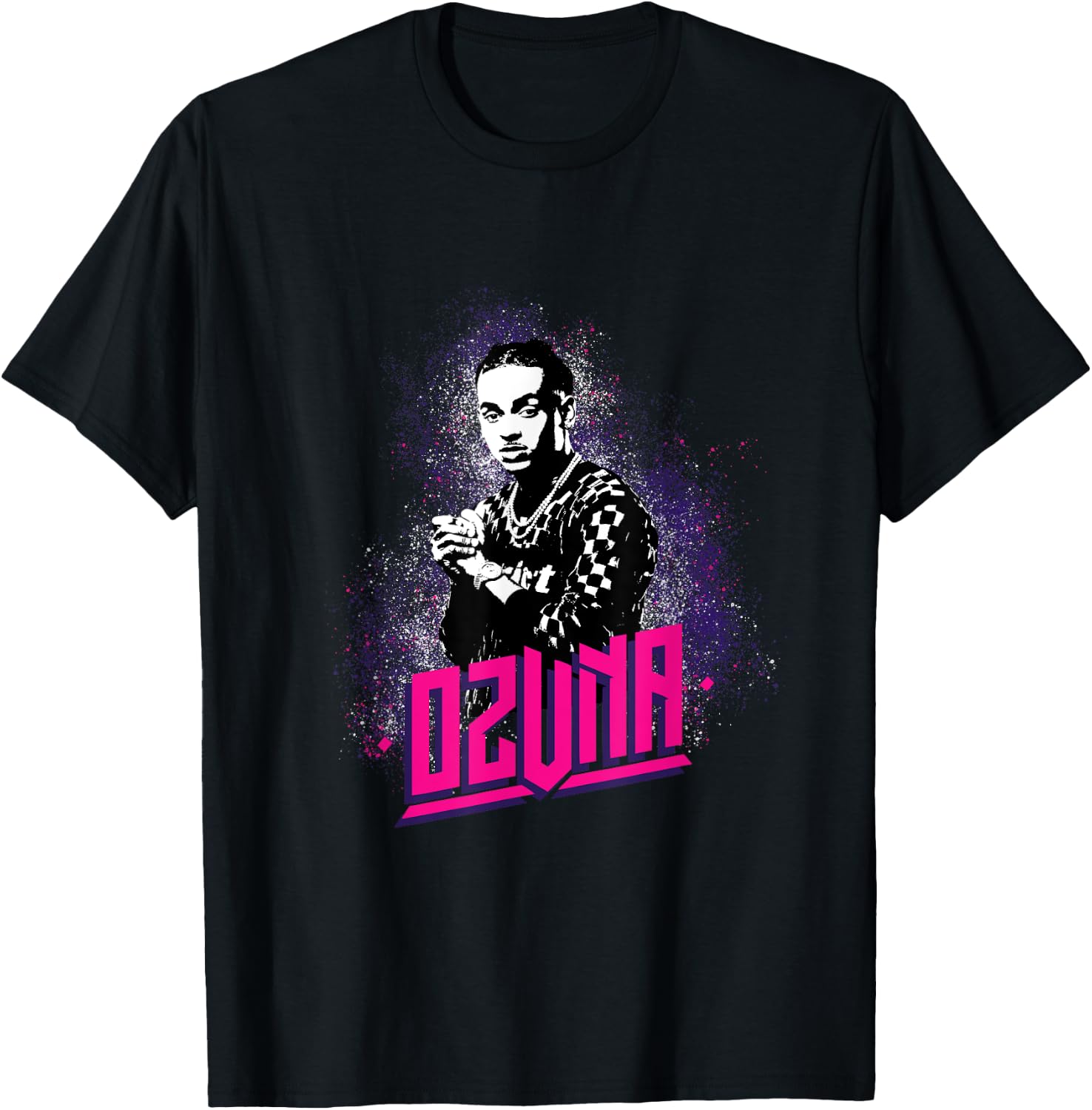 Ozuna Official Tour Photo T-Shirt - T-Shirt | Black