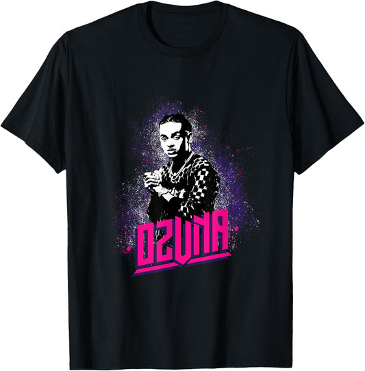 Ozuna Official Tour Photo T-Shirt - T-Shirt | Black