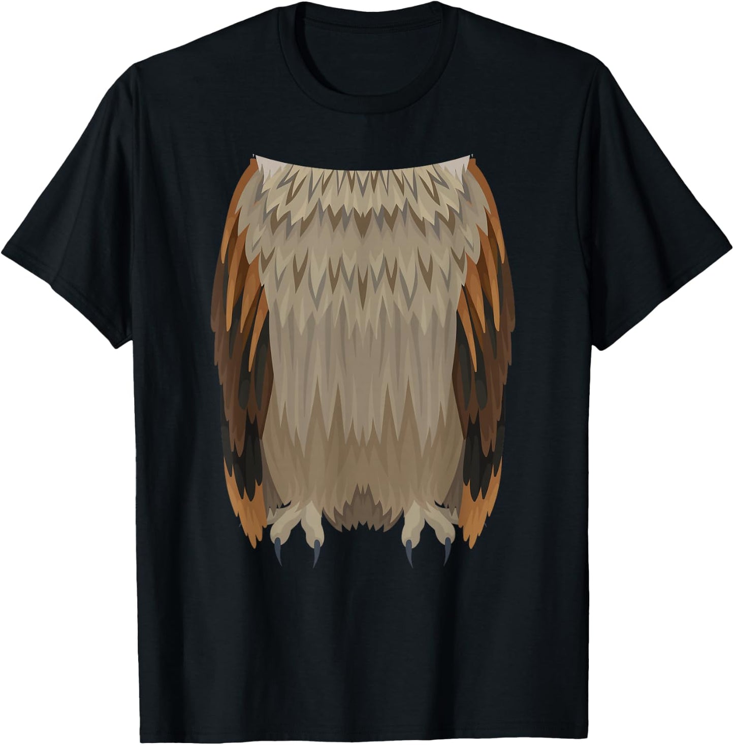 Funny Headless Owl Easy Halloween Costume T-Shirt - T-Shirt | Black
