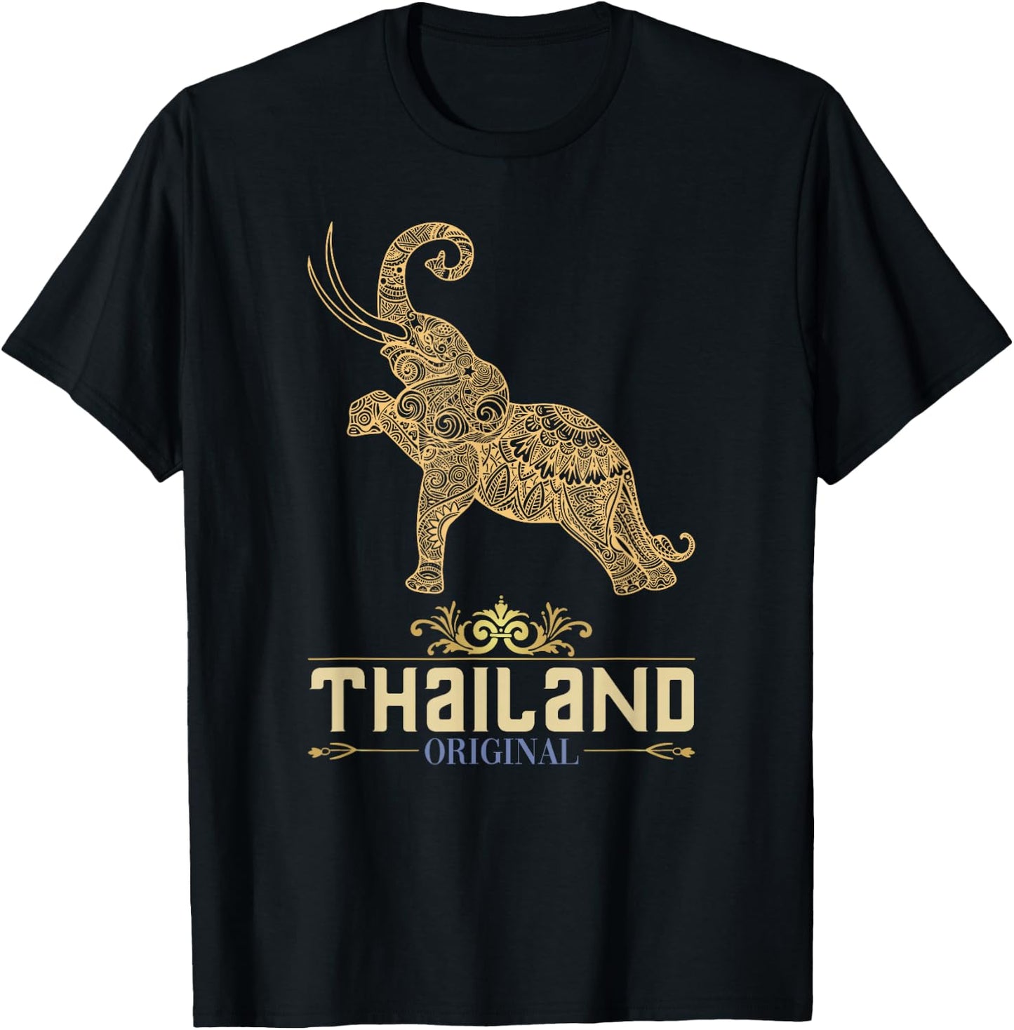 Thailand Lovers Thai Flag Asia Thailand T-Shirt - T-Shirt | Black
