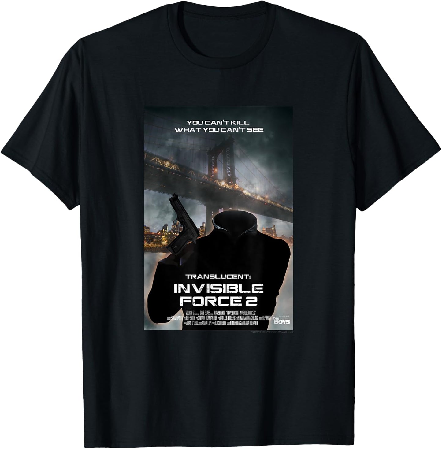 The Boys Translucent Movie Poster T-Shirt - T-Shirt | Black