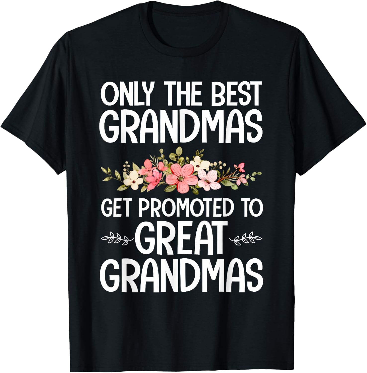 Best Great Grandma Art For Grandma Women Great Grandmother T-Shirt - T-Shirt | Black