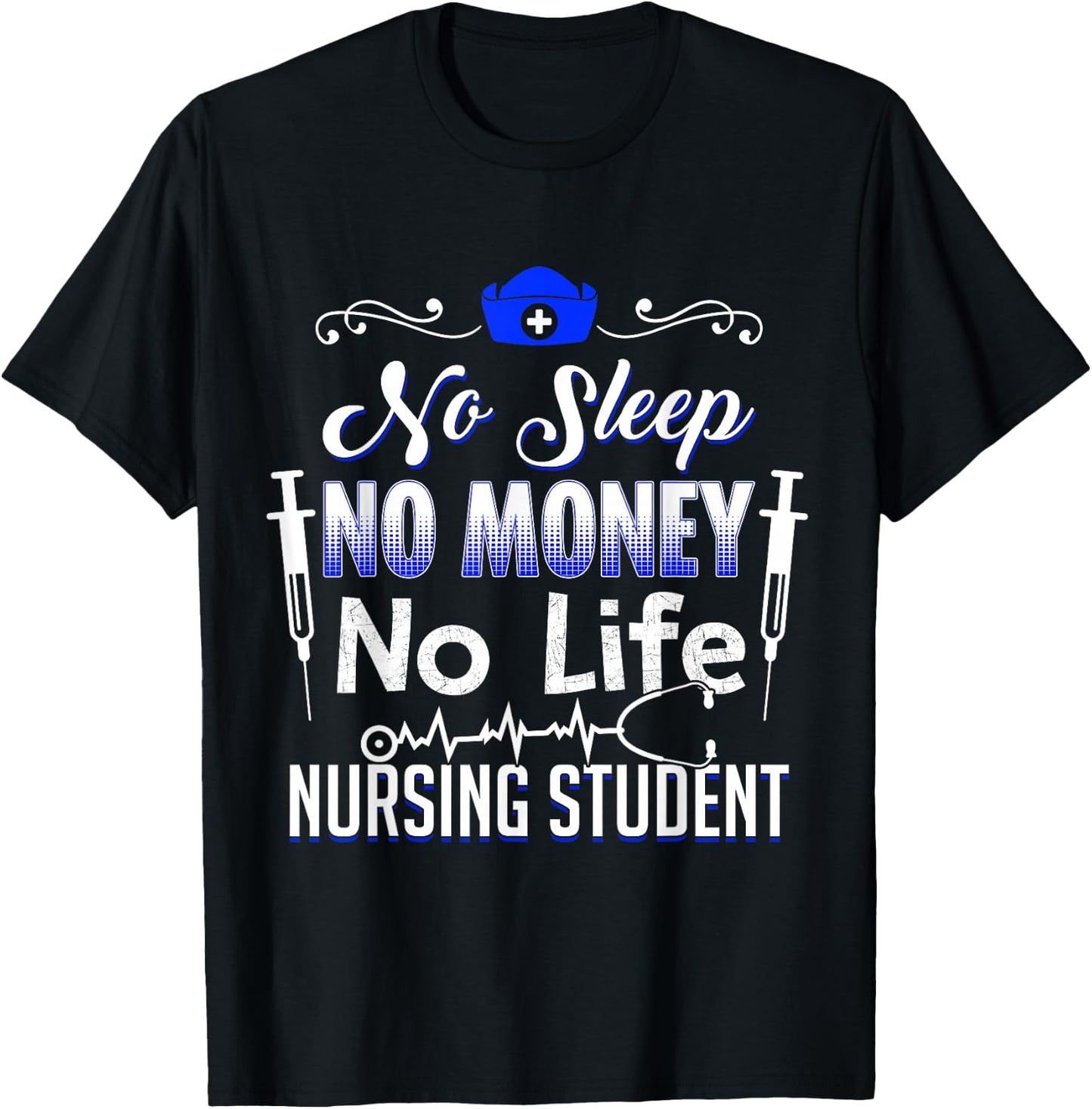 Funny Nursing Student - Future RN LPN Nurse Gift T-Shirt - T-Shirt | Black