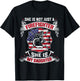 She Is Not Just A Firefighter She Is My Daughter Firefighter T-Shirt - T-Shirt | Black