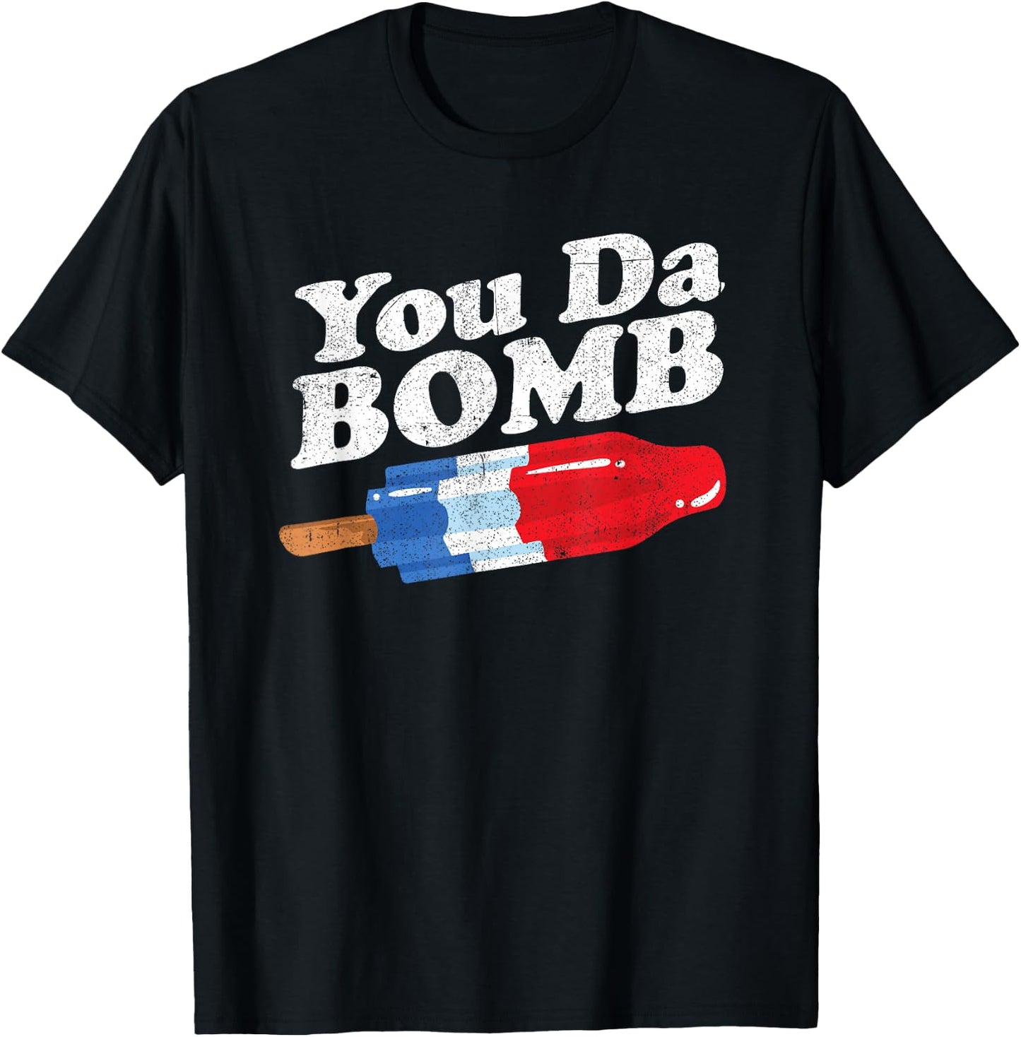 Funny Summer Popsicle Pop Retro You Da Bomb 80's Gift T-Shirt - T-Shirt | Black