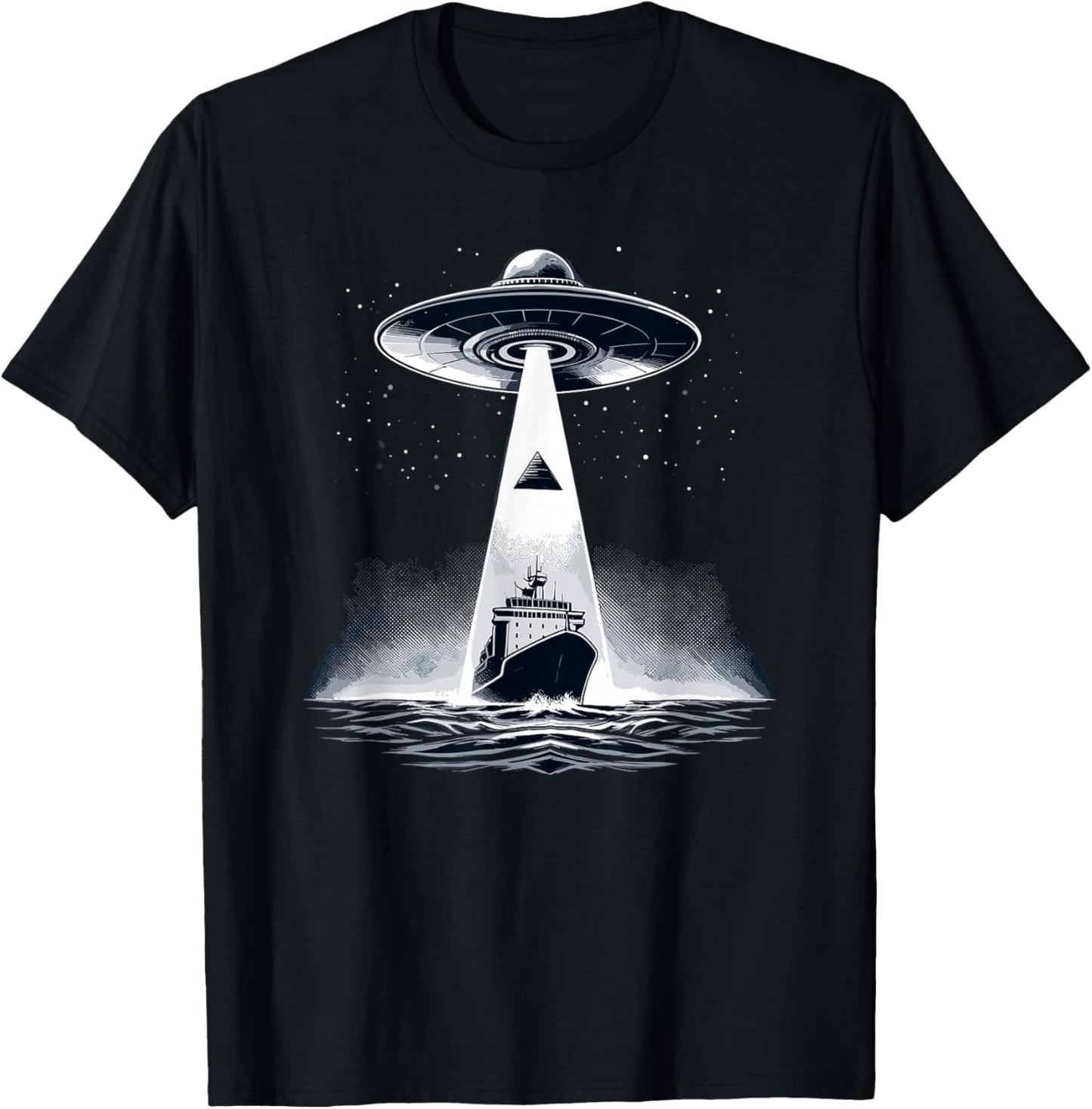 Bermuda Triangle Mysterious Disappearances Unexplained T-Shirt - T-Shirt | Black