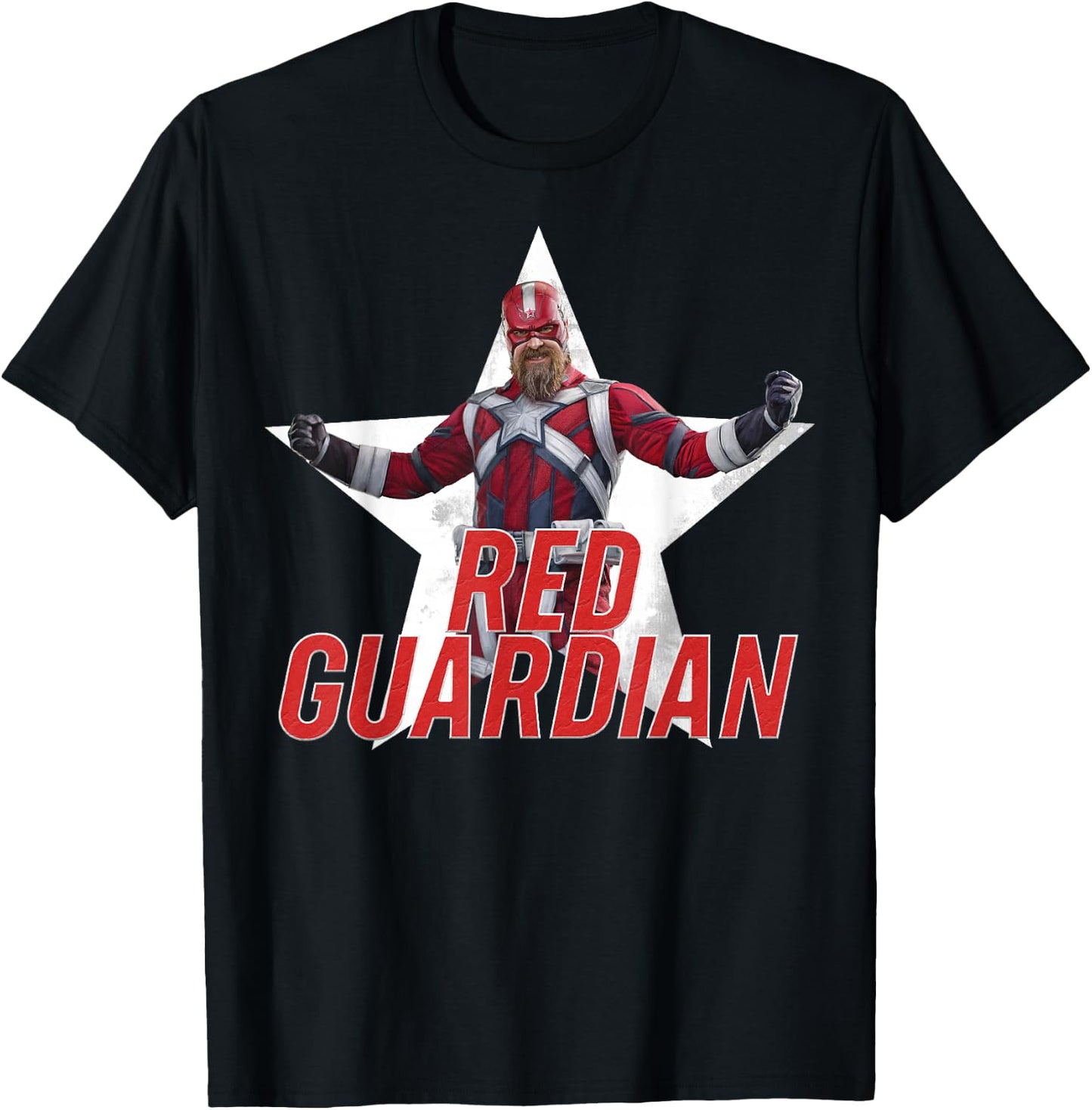 Marvel Black Widow Red Guardian Portrait T-Shirt - T-Shirt | Black