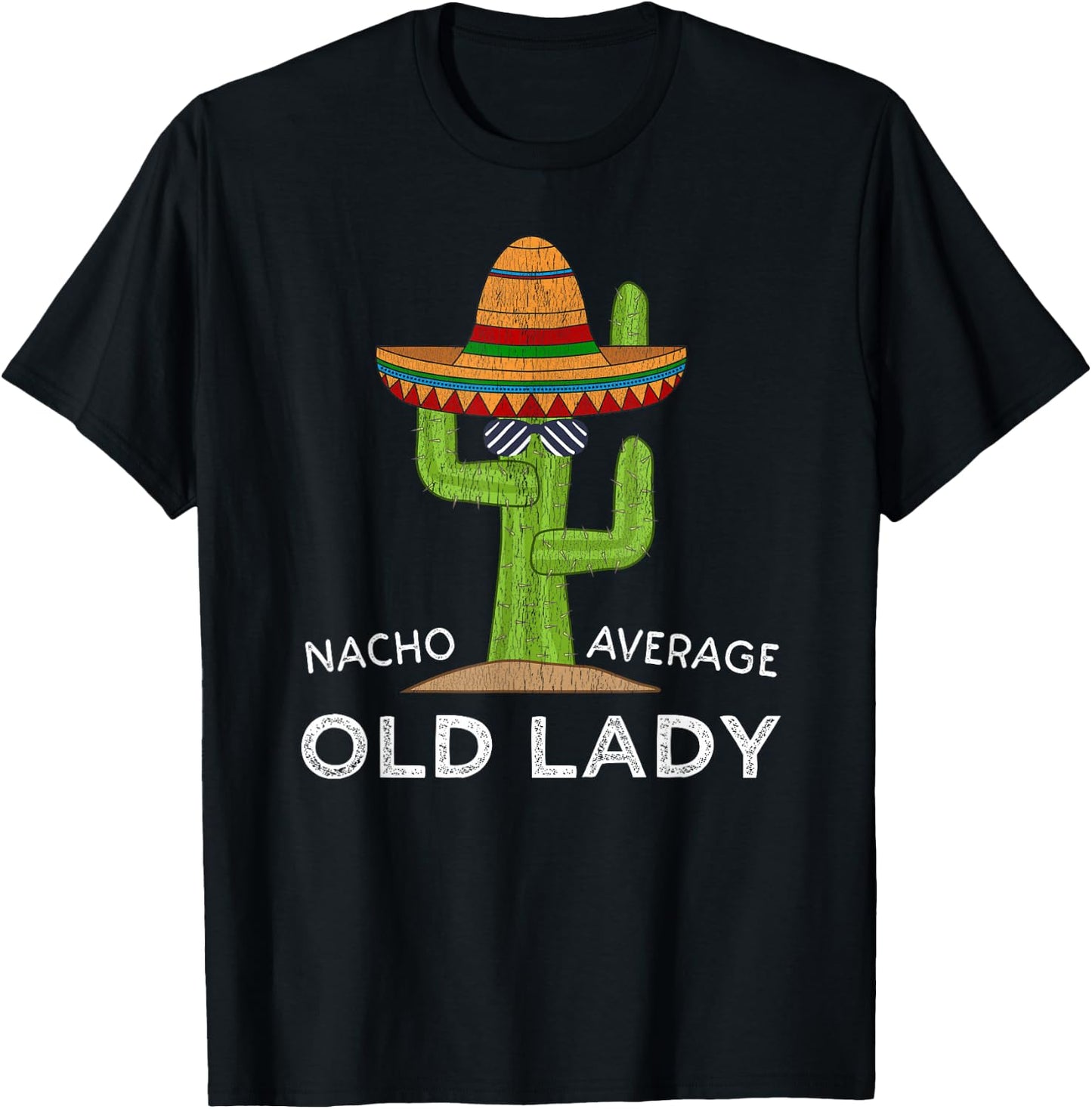 Fun Old Woman Joke Humor Saying | Funny Old Lady T-Shirt - T-Shirt | Black