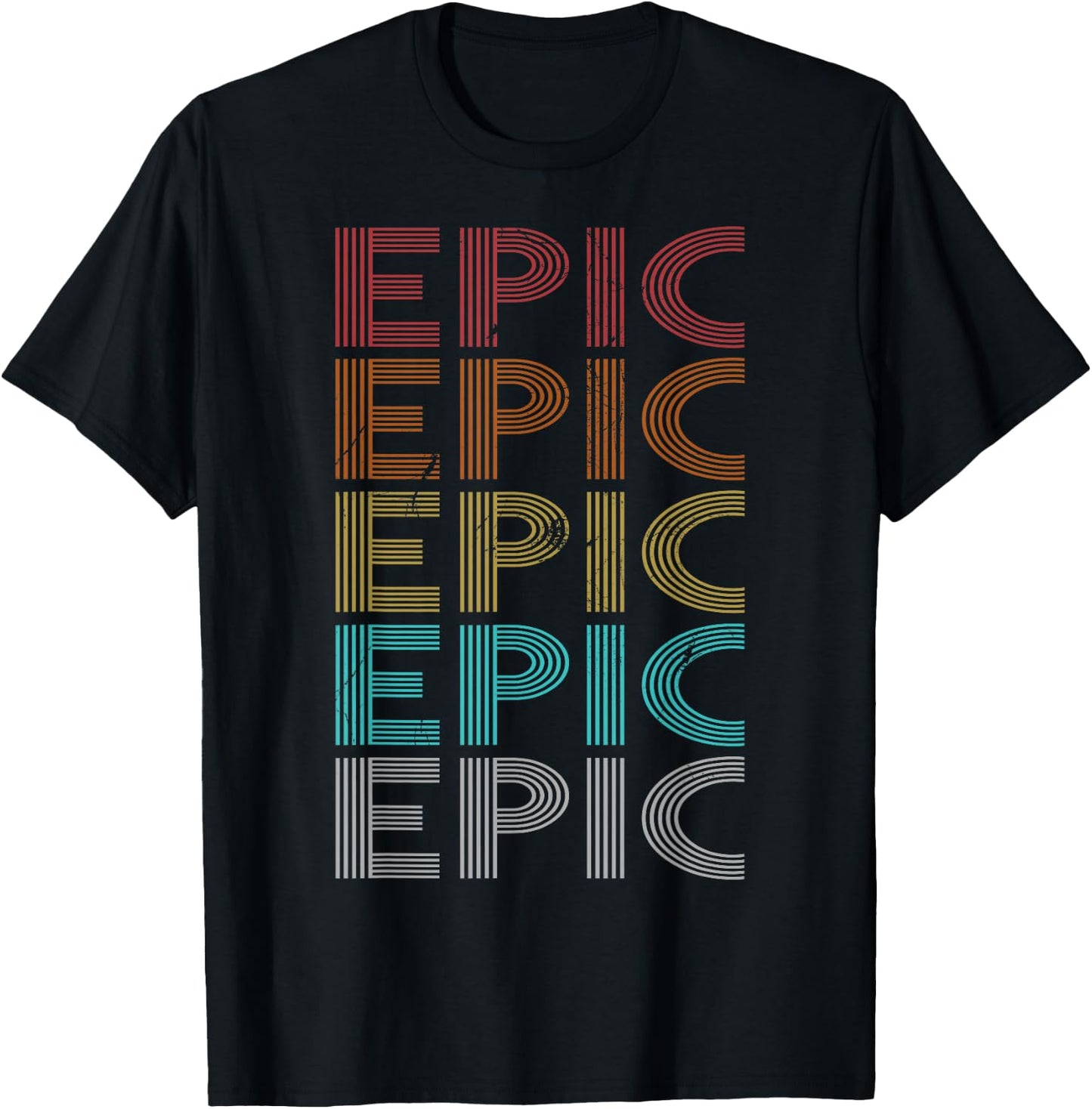 Retro Vintage Epic T-Shirt - T-Shirt | Black