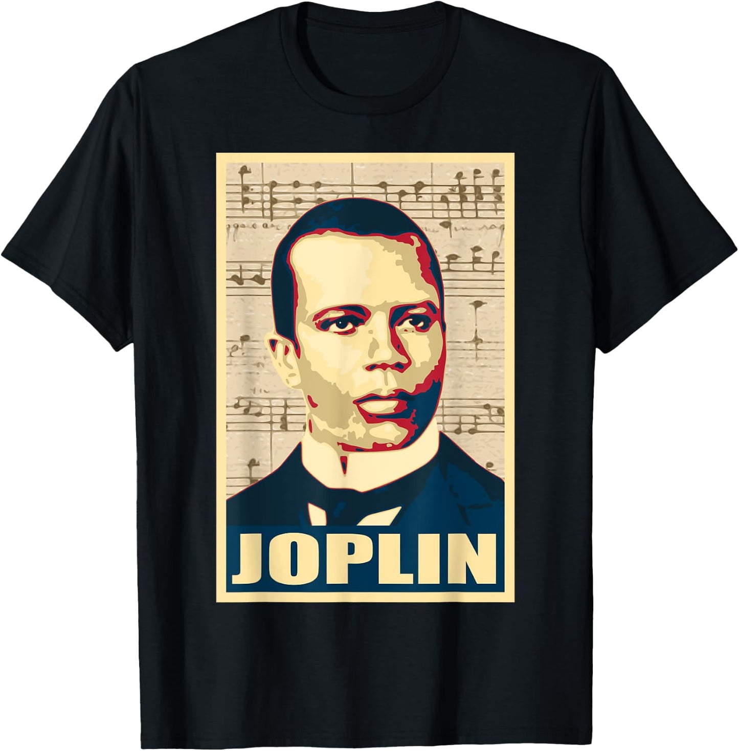 Scott Joplin Classical Music Composer Black History Month T-Shirt - T-Shirt | Black