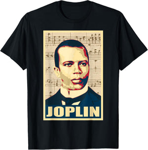 Scott Joplin Classical Music Composer Black History Month T-Shirt - T-Shirt | Black