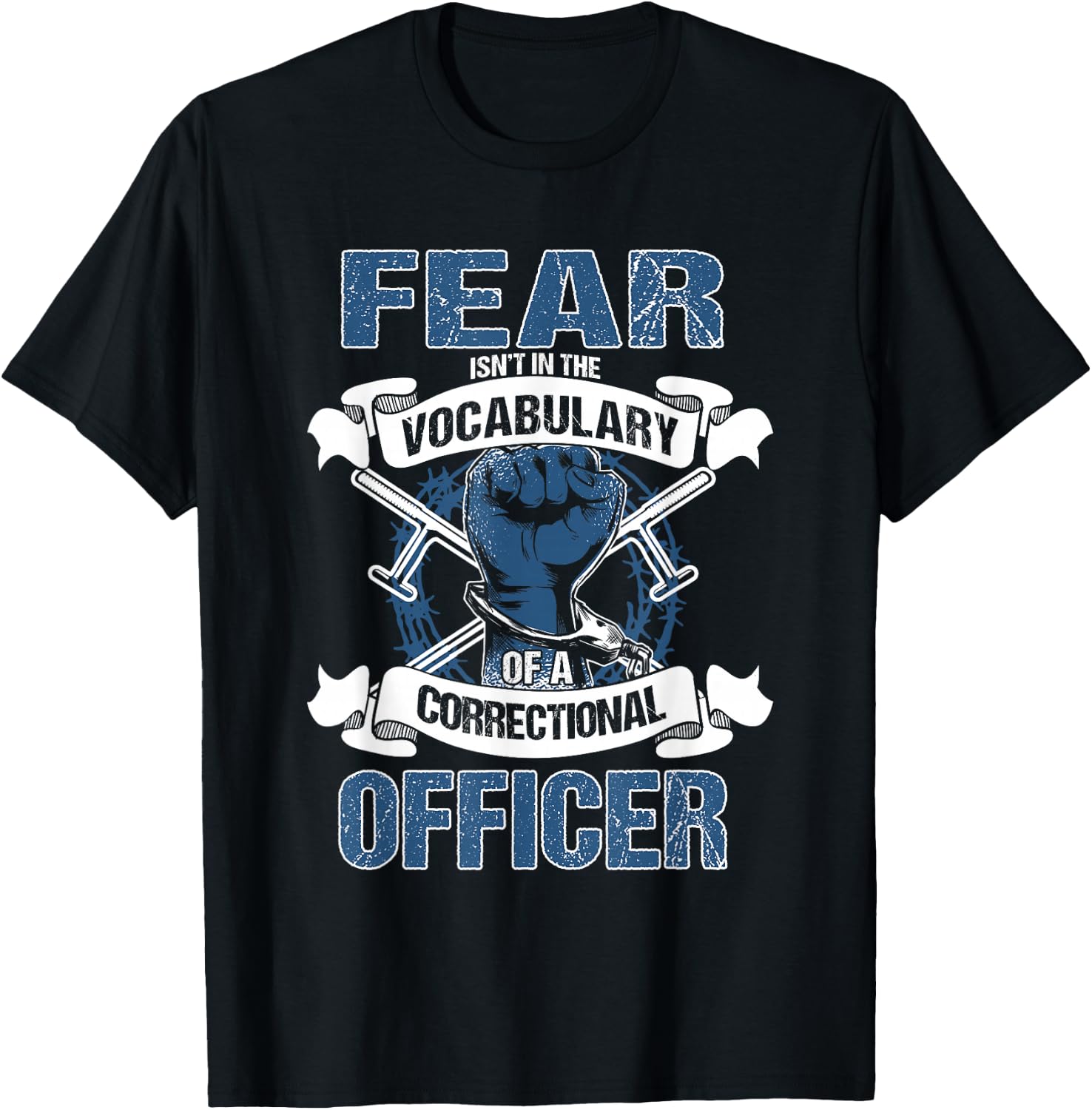 Cool Correctional Officer Apparel Correctional Officer - Men's Black Classic Fit Short Sleeve - Small T-Shirt - T-Shirt | Black