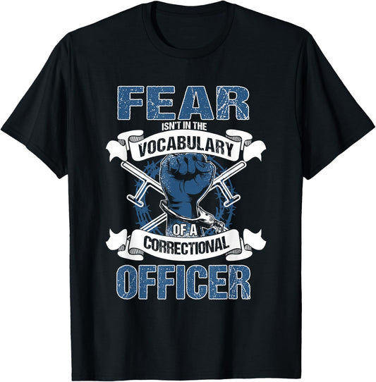 Cool Correctional Officer Apparel Correctional Officer - Men's Black Classic Fit Short Sleeve - Small T-Shirt - T-Shirt | Black