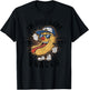 Funny I'm Just Here For The Snacks Football T-Shirt - T-Shirt | Black