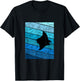 Manta Vintage Retro Ocean Stingray Manta Ray T-Shirt - T-Shirt | Black