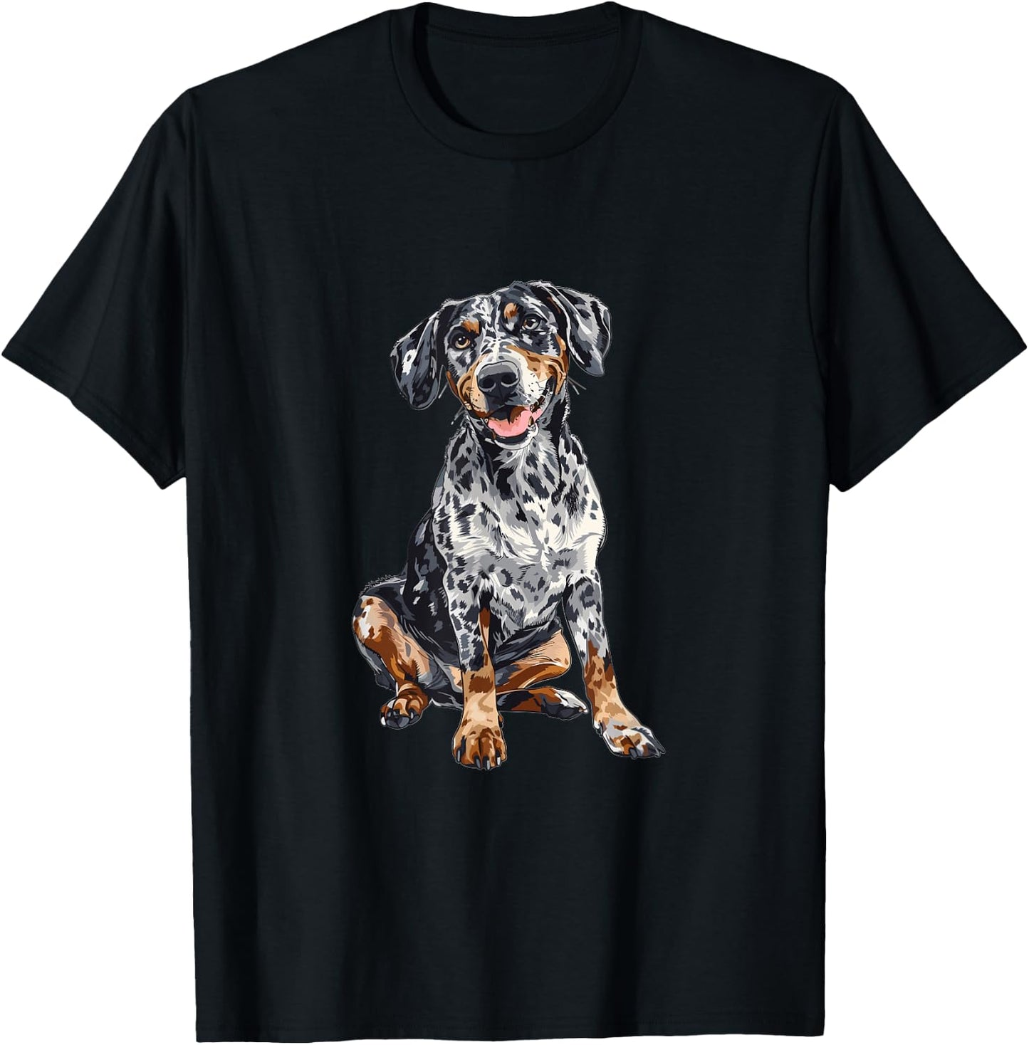 Catahoula Leopard Dog Dog Breed Graphic T-Shirt - T-Shirt | Black