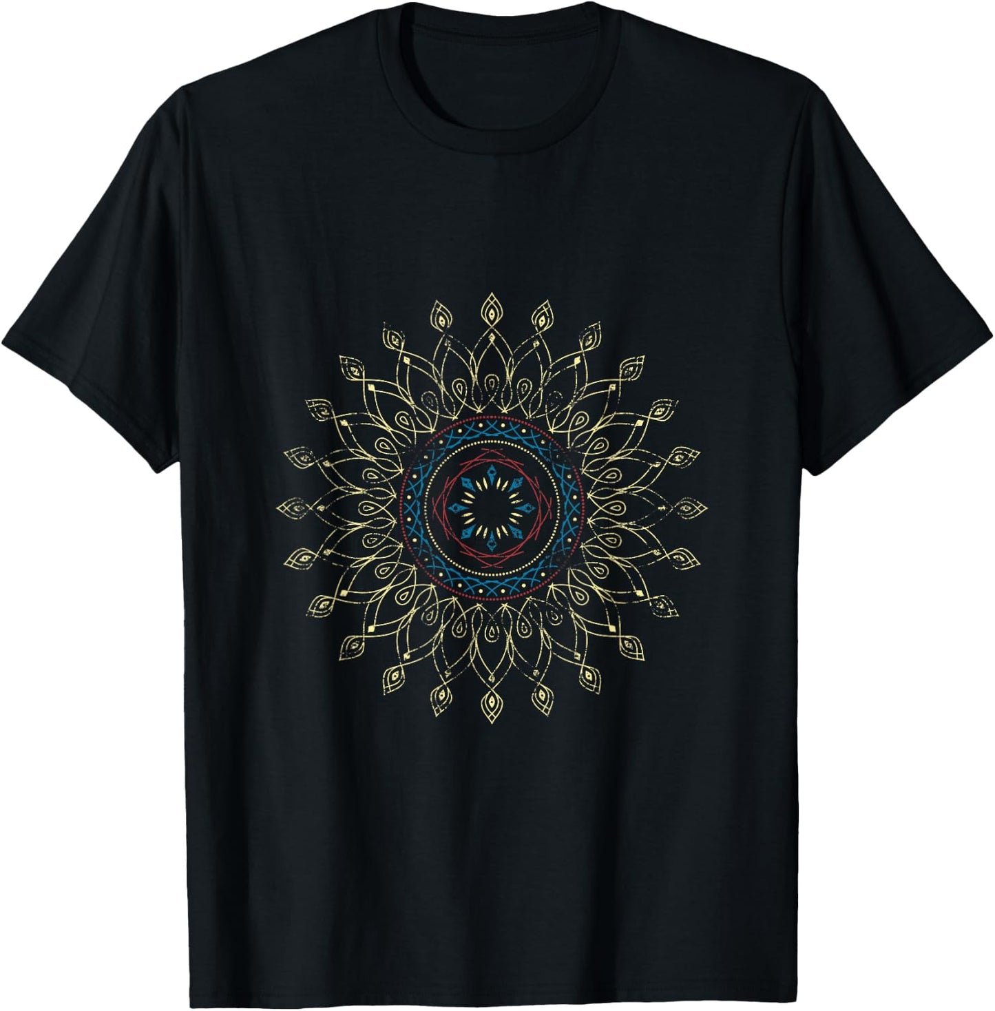 Vintage Mandala T-Shirt - T-Shirt | Black