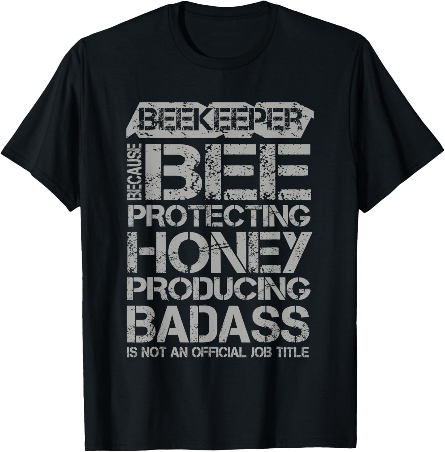 Beekeeper - Funny Beekeeping Beehive Honeybee T-Shirt - T-Shirt | Black
