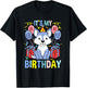 Its My 10th Birthday Wolf T-Shirt - T-Shirt | Black