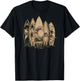 On Back | Surfing Tropical Surfboards Surfboarder Surfer T-Shirt - T-Shirt | Black