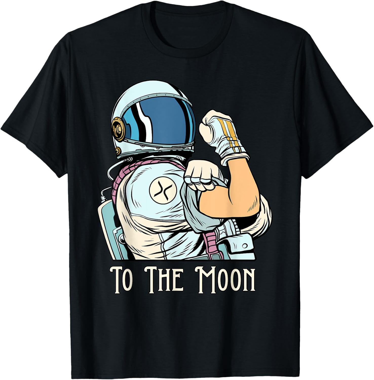 Crypto Currency Talk Link Fun Ripple XRP We Can Do It Merch T-Shirt - T-Shirt | Black