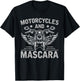 Motorcycle Mascara Women's Biker Gift Motorcyclist T-Shirt - T-Shirt | Black