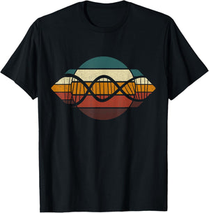 Biochemist Vintage Biochemistry Microbiologist Retro DNA T-Shirt - T-Shirt | Black