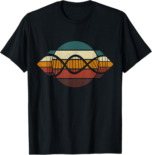 Biochemist Vintage Biochemistry Microbiologist Retro DNA T-Shirt - T-Shirt | Black