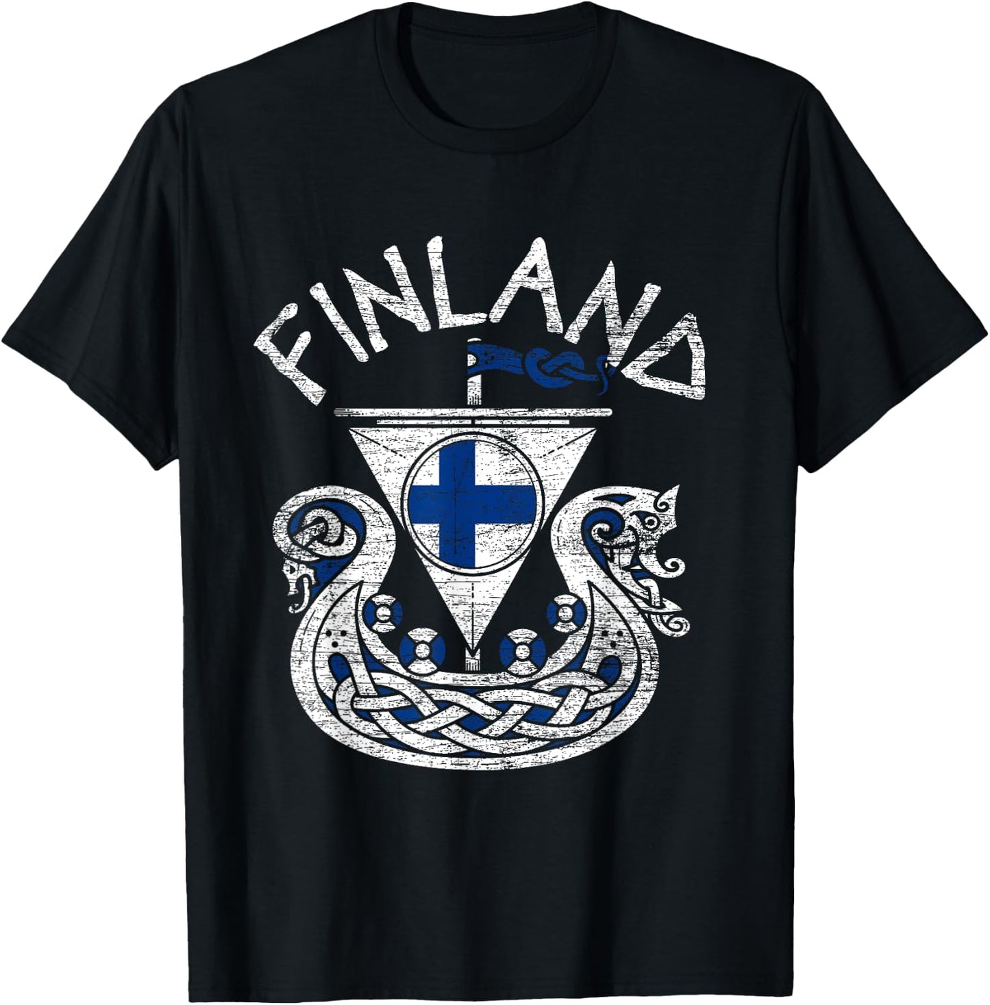 Scandinavia Helsinki Finn Finland T-Shirt - T-Shirt | Black
