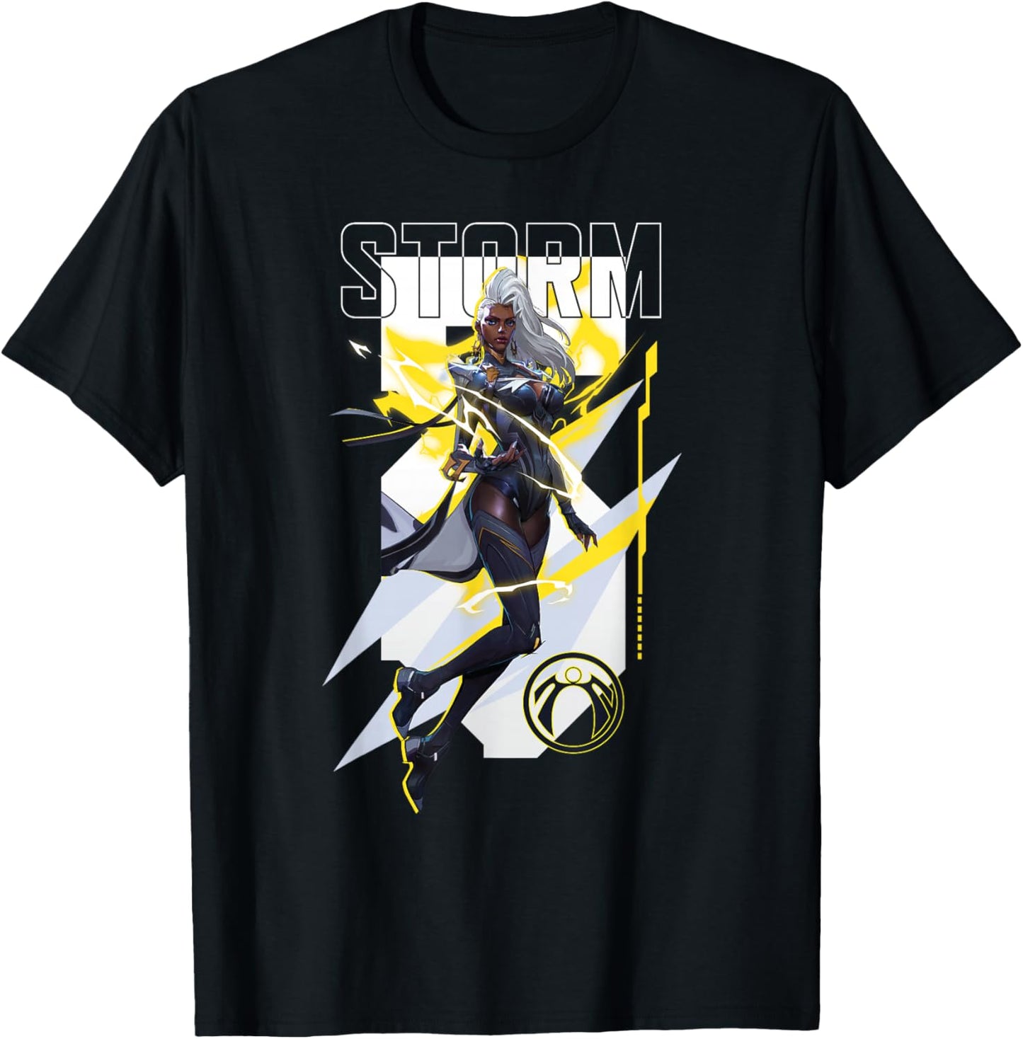 Marvel Rivals Gamerverse Super Hero PVP X-Men Storm T-Shirt - T-Shirt | Black