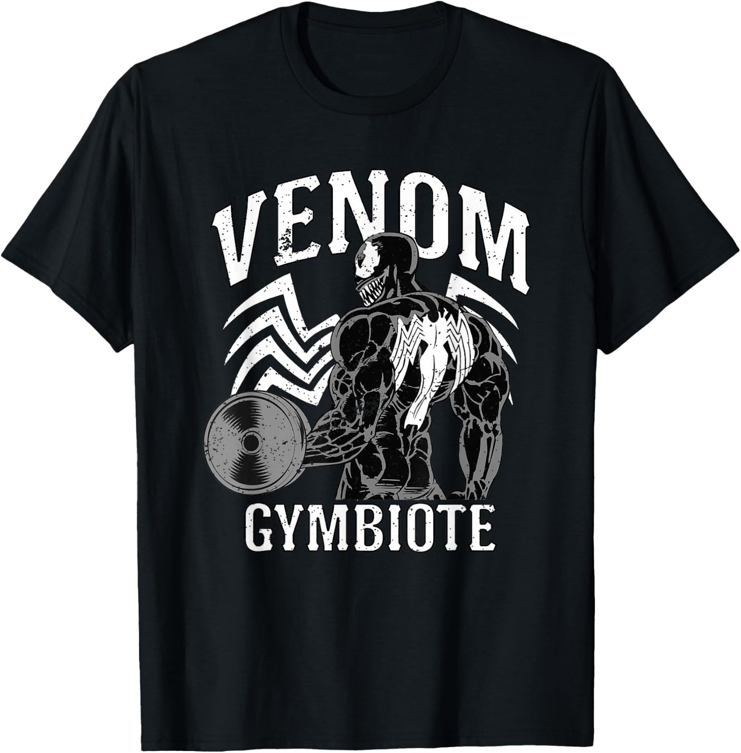 Marvel Venom Gymbiote Workout Small T-Shirt - T-Shirt | Black