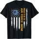 Vintage USA American Flag Proud To Be An Air Force Mom Funny Men T-Shirt - T-Shirt | Black
