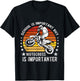 School Is Important But Motocross is Importanter T-Shirt - T-Shirt | Black