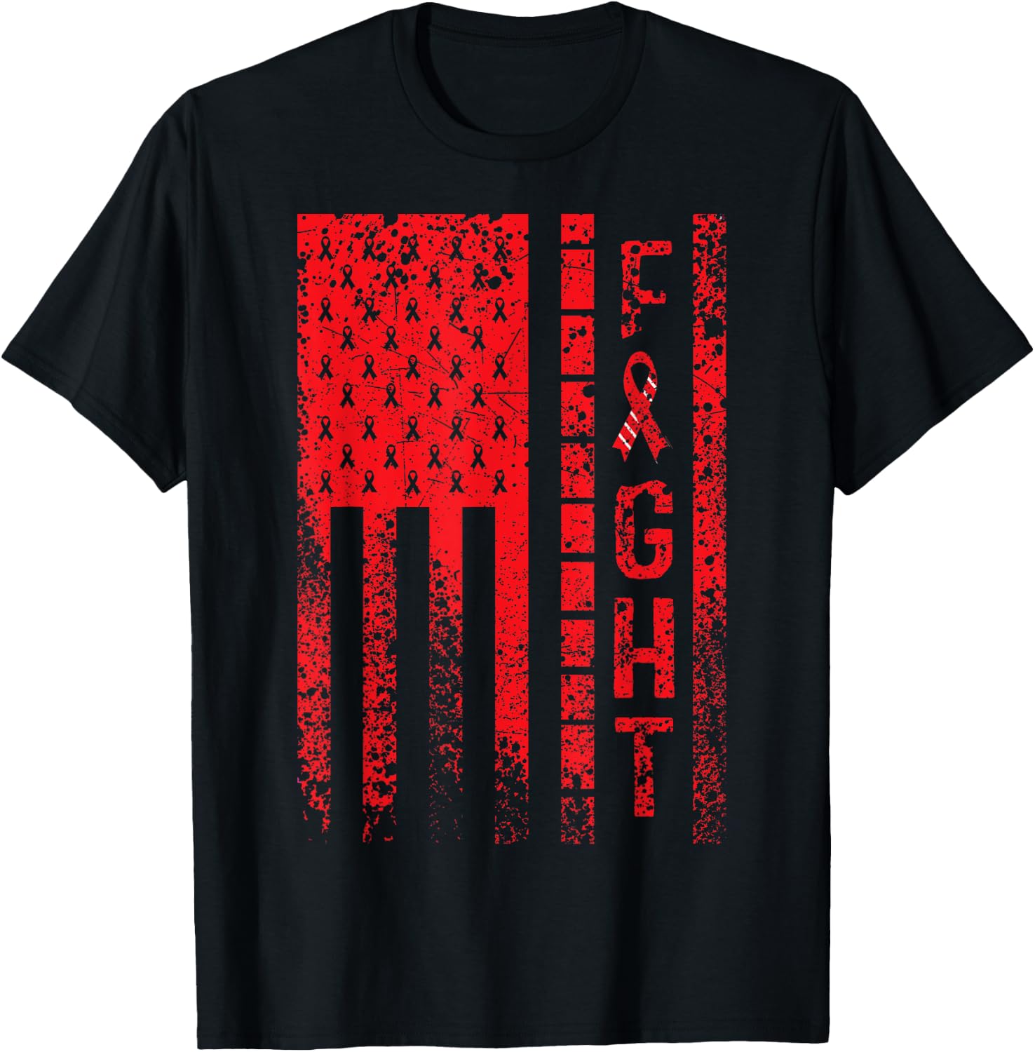 Fight Squamous Cell Carcinoma Awareness T-Shirt - T-Shirt | Black