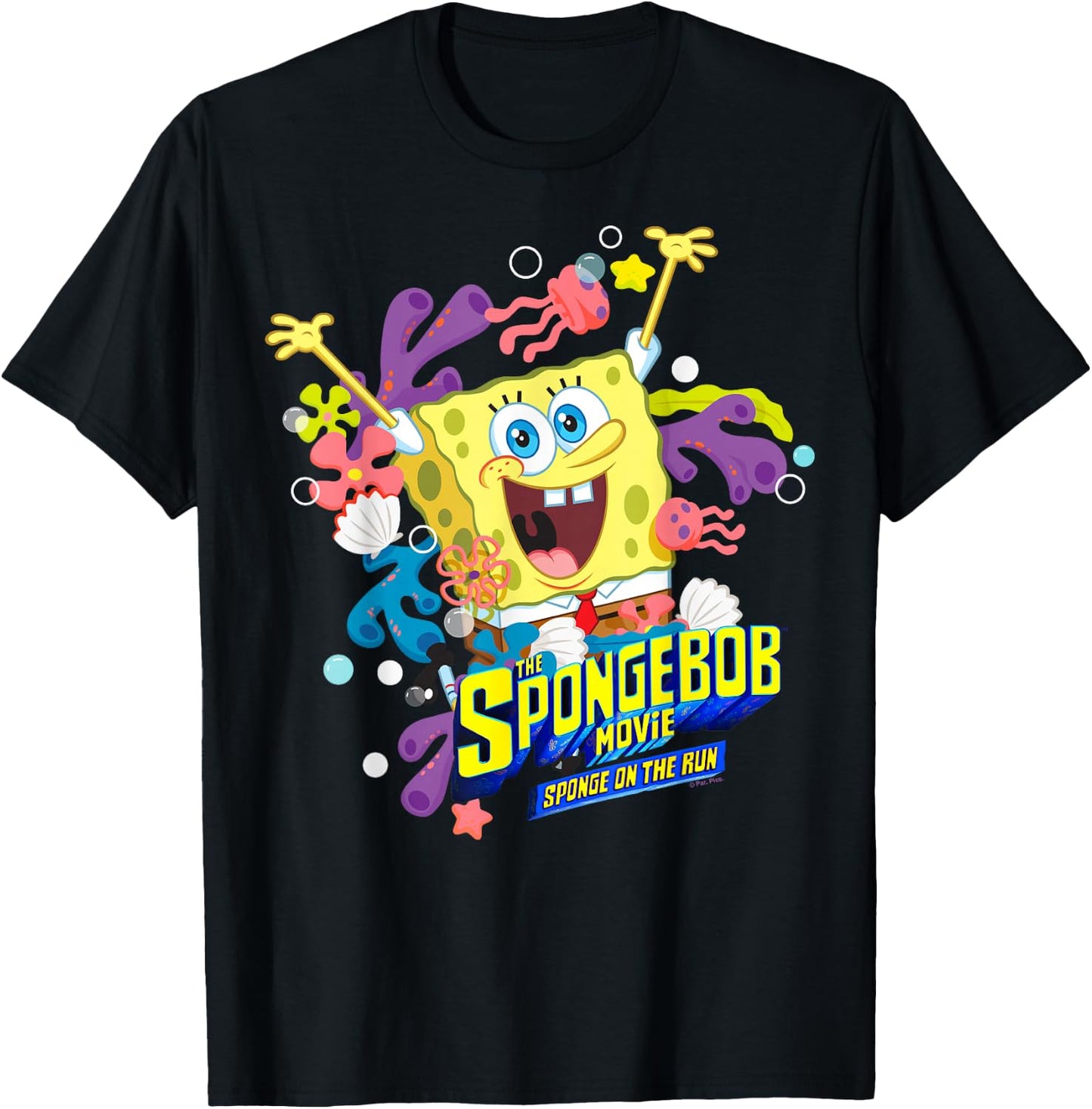 SpongeBob SquarePants: Sponge On The Run Portrait T-Shirt - T-Shirt | Black