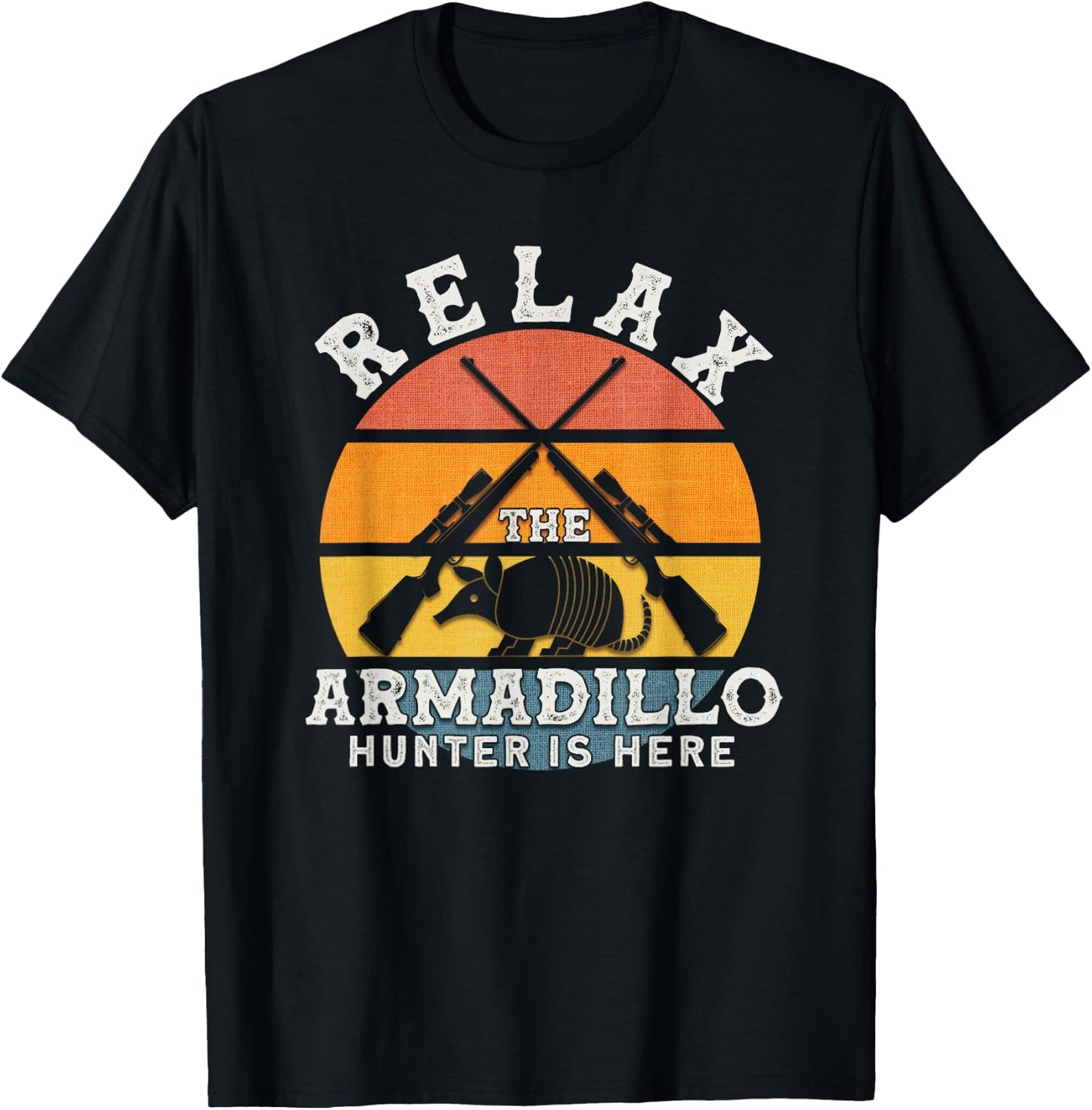 Hunting Season & Hunter Gift Men's Armadillo Lover , Black, Small T-Shirt - T-Shirt | Black
