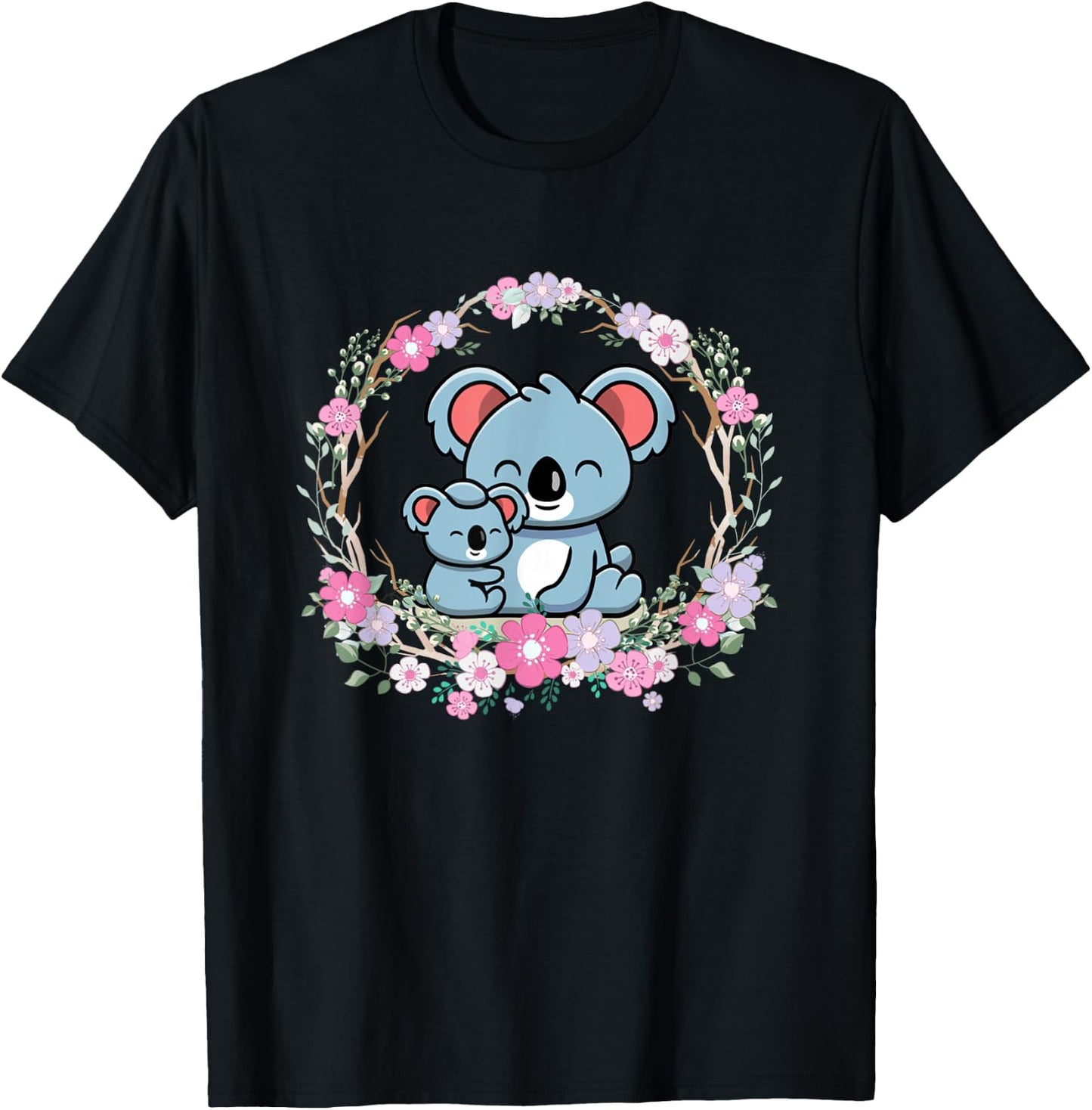 Mother's Day koala Mom and Baby Koala T-Shirt - T-Shirt | Black