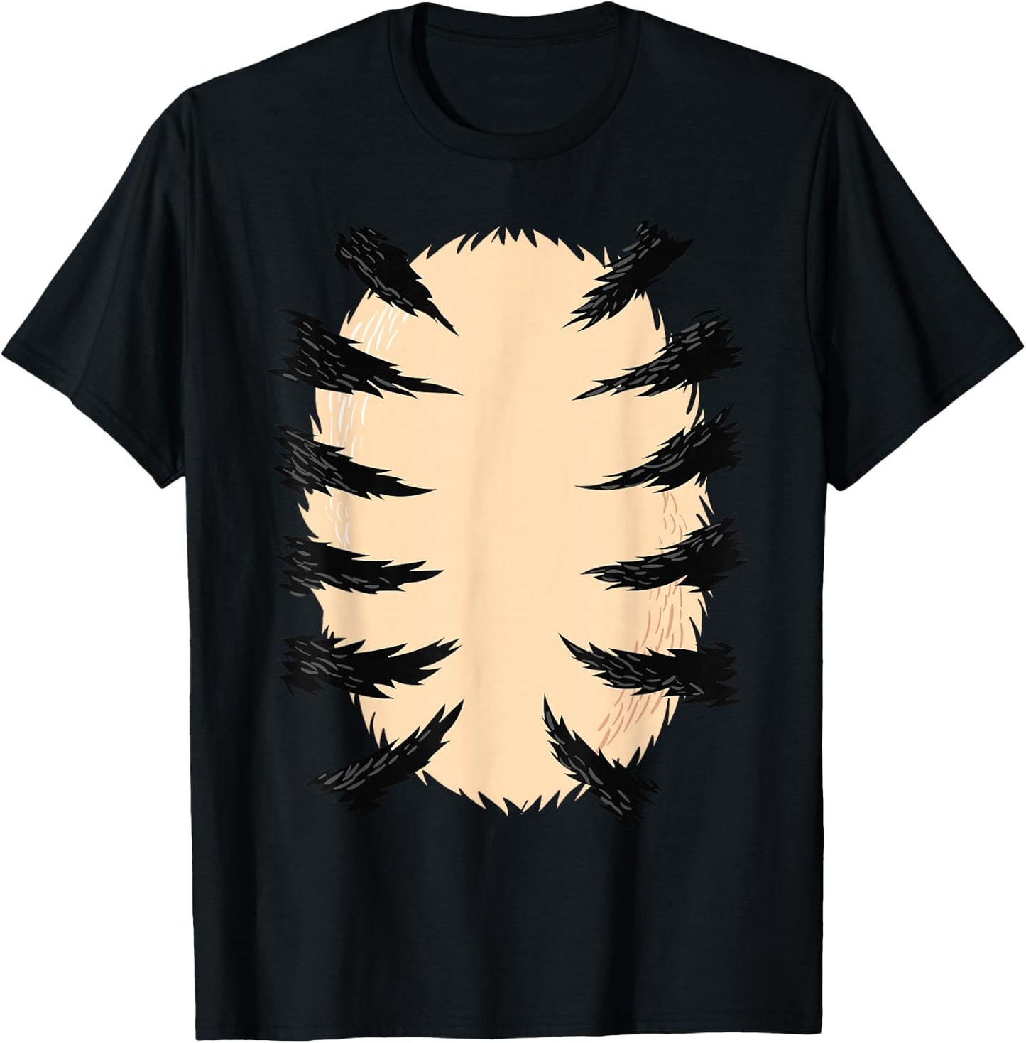 Funny Tiger Halloween Costume Apparel Adult Men Women Kids T-Shirt - T-Shirt | Black