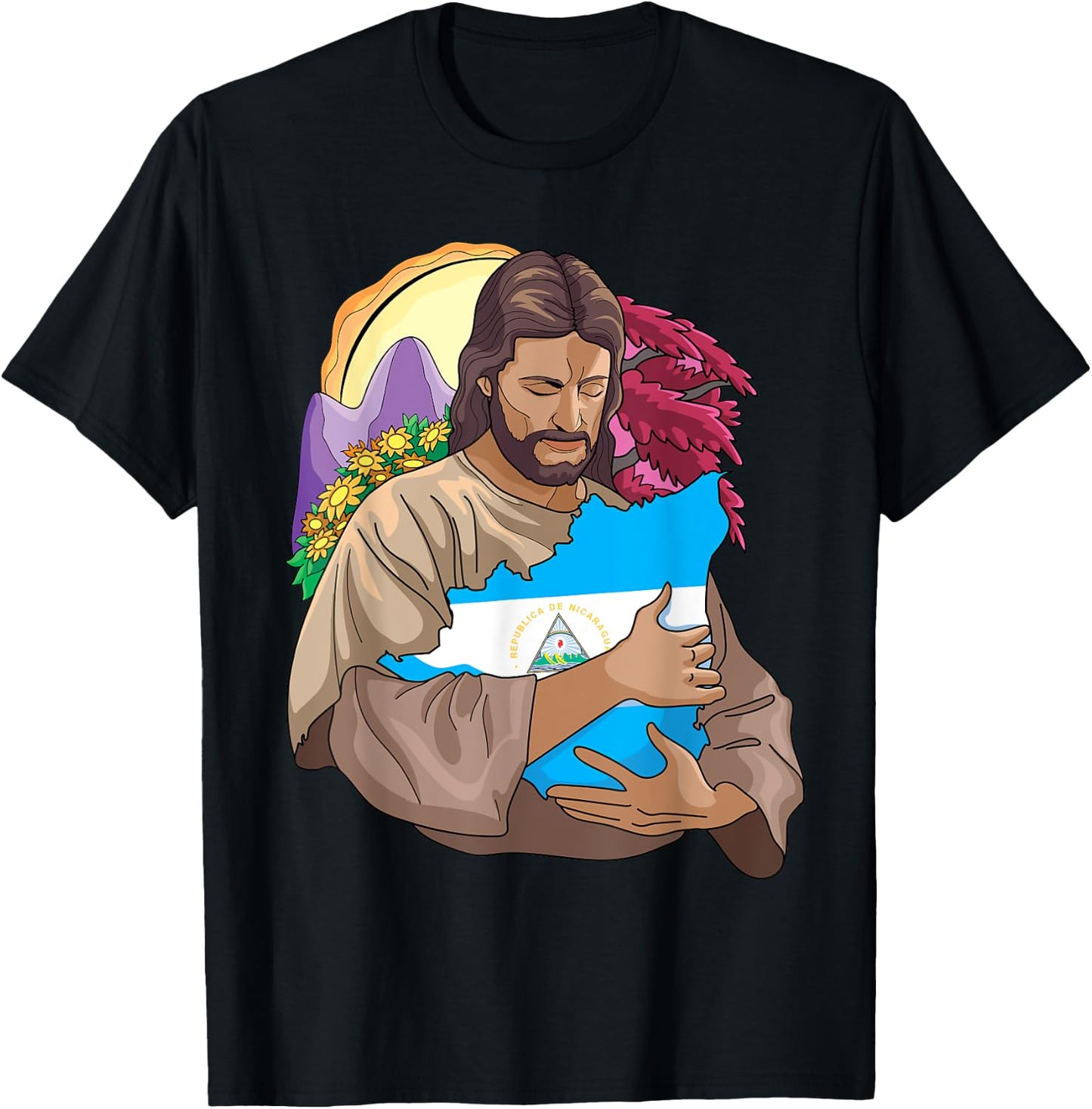 Cami_seta Cristiana Catolica De Nicaragua T-Shirt - T-Shirt | Black