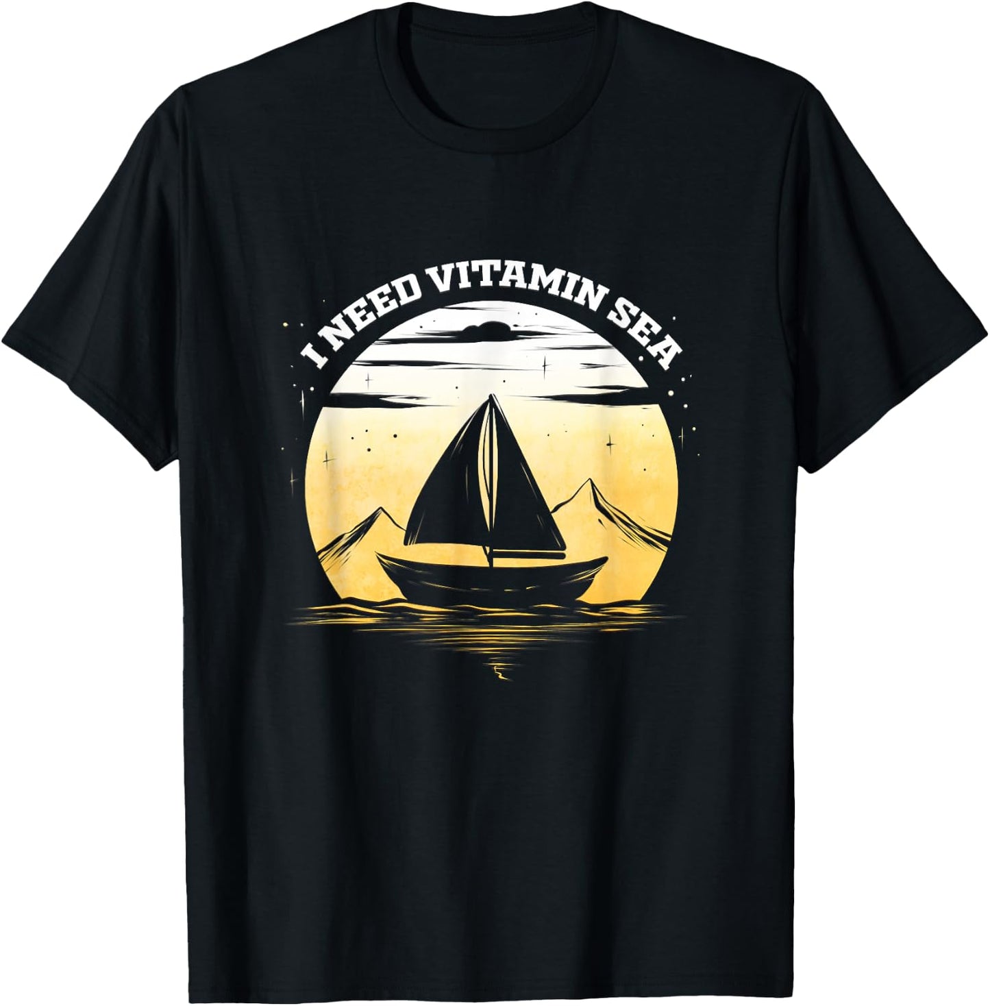 Sail Boat Captain for Sailing Trip Sailboat Sailor Boating T-Shirt - T-Shirt | Black