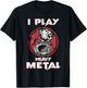 Sousaphone Shirt Play Heavy Metal Marching Band Tuba T-Shirt - T-Shirt | Black