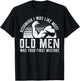 Old Man Weight Lifting design For Old Strong People T-Shirt - T-Shirt | Black