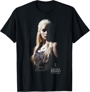 Game Of Thrones Daenerys Targaryen Dark Portrait T-Shirt - T-Shirt | Black