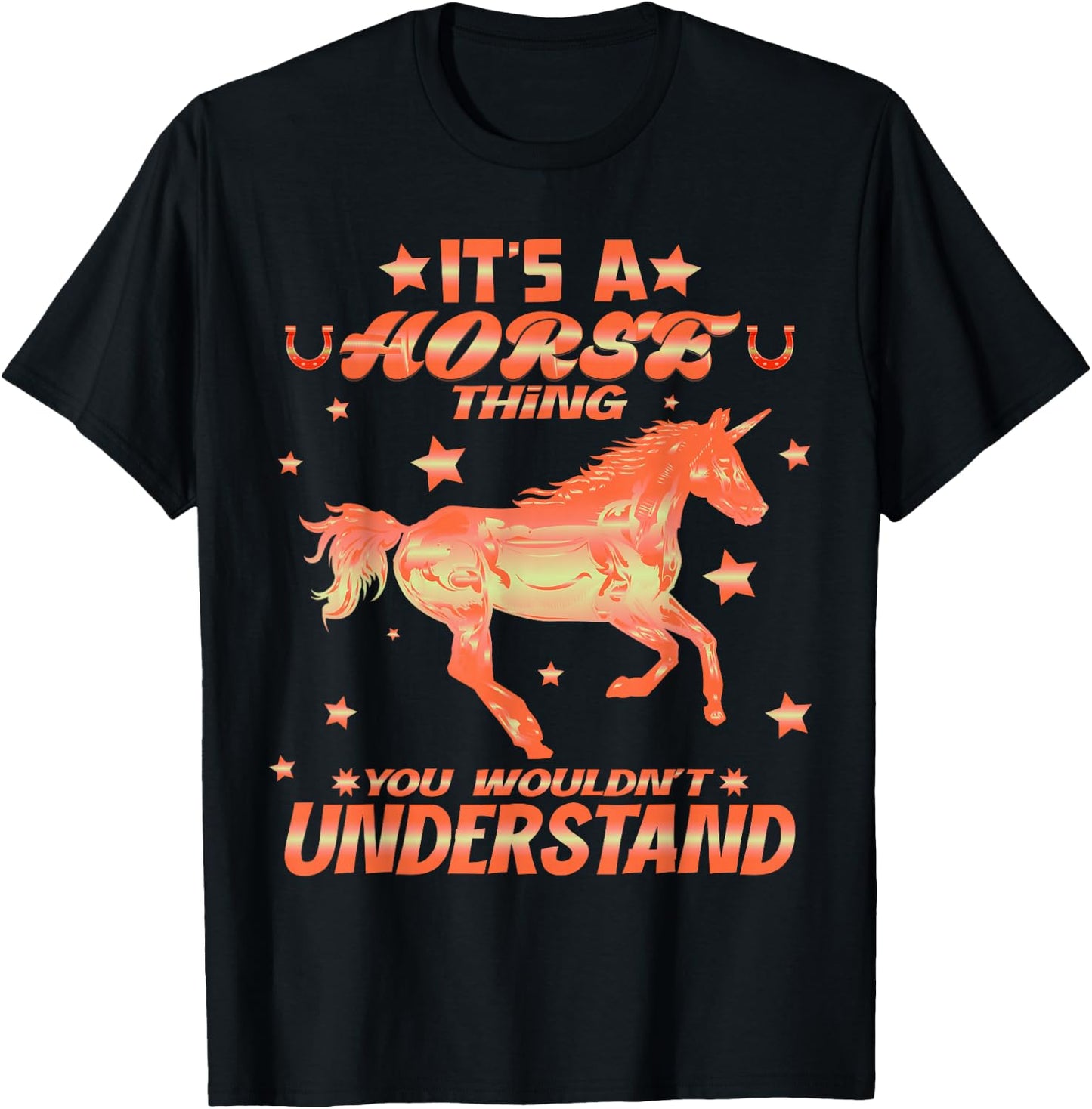 Horse Rider | Equestrian | Horse Girl | Horse Lover T-Shirt - T-Shirt | Black