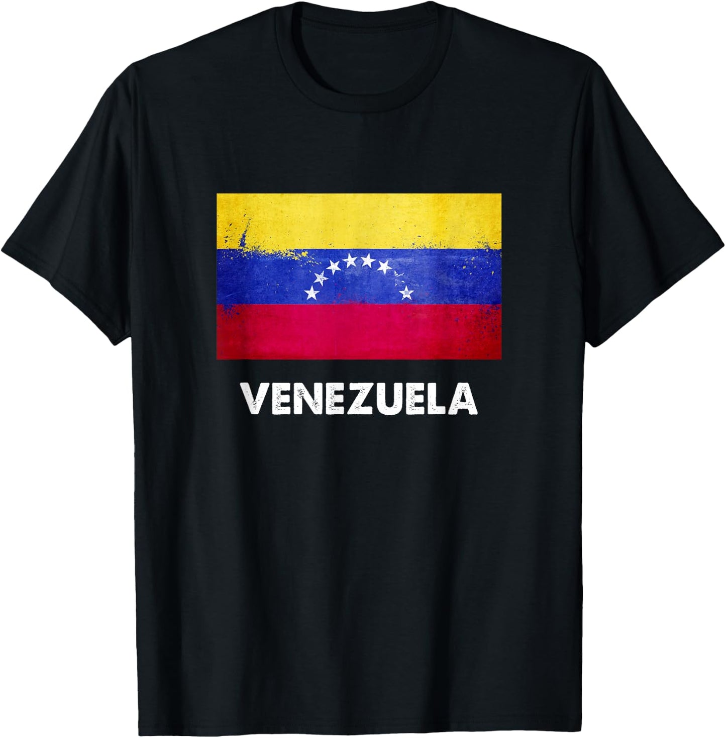 Venezuela Flag Jersey | Venezuela T-Shirt - T-Shirt | Black