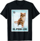 El Pom-Chi Mexican Pom-Chi Cards T-Shirt - T-Shirt | Black