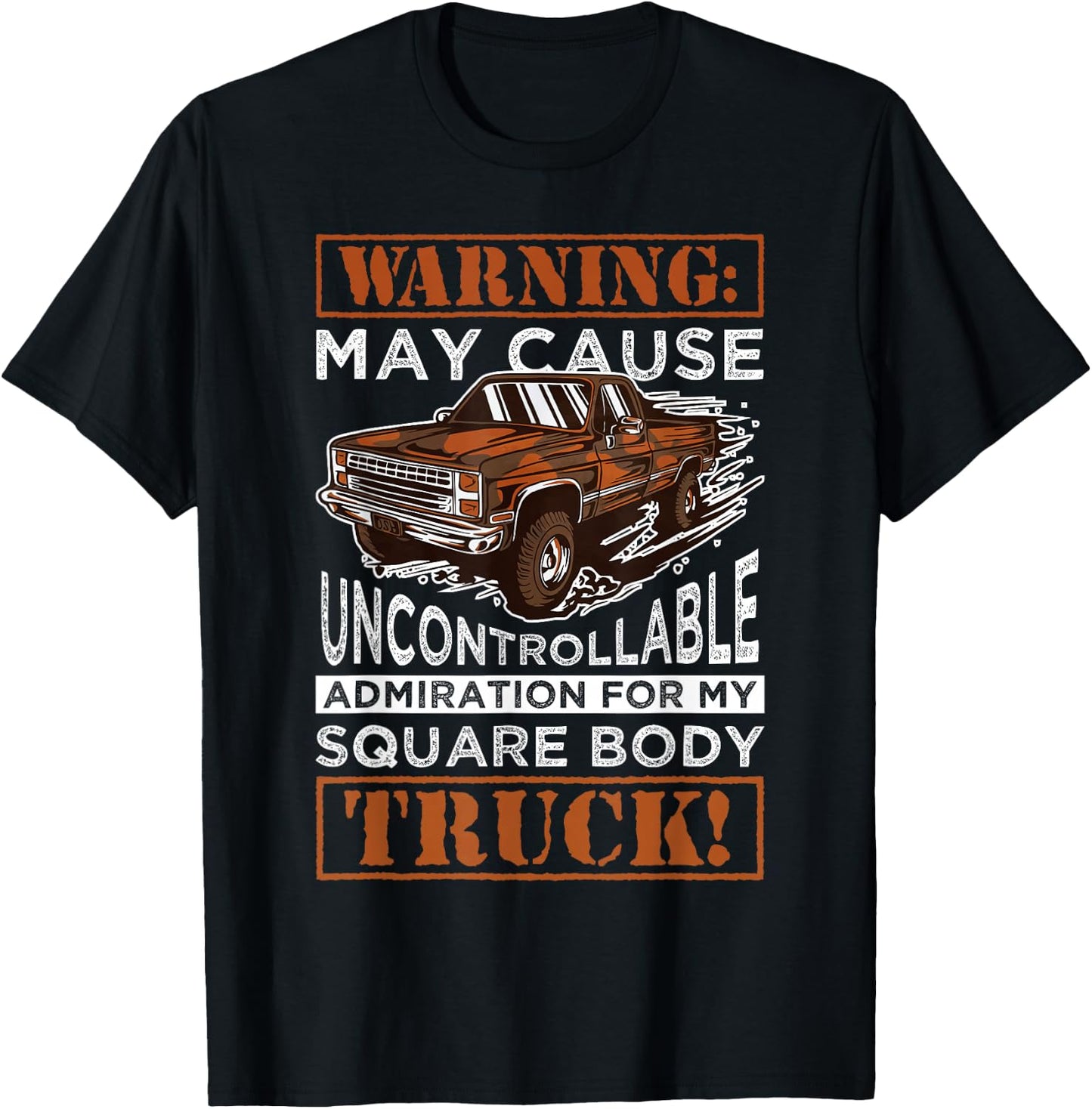 Square Body Truck T-Shirt - T-Shirt | Black